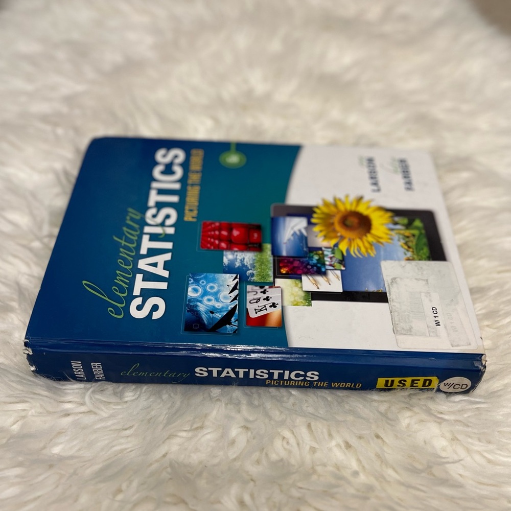 Elementary Statistics Book - Picture 2 of 3